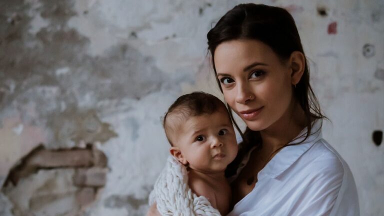 Tess Muller en zoon Mylo: single mom
