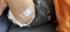 Vaccinatie baby prik