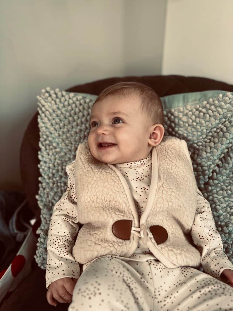 Jasmijn, baby met nier reflux