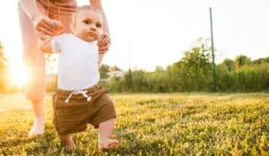 baby in zon