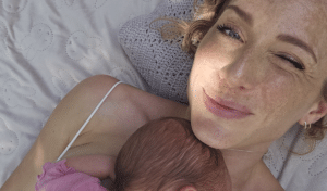 Fien Vermeulen met Lise-Marie