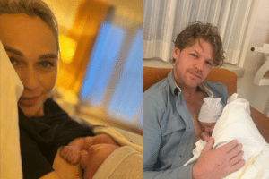 Irene Schouten bevallen van zoon Dirk