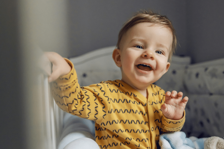 sprongen baby oei ik groei