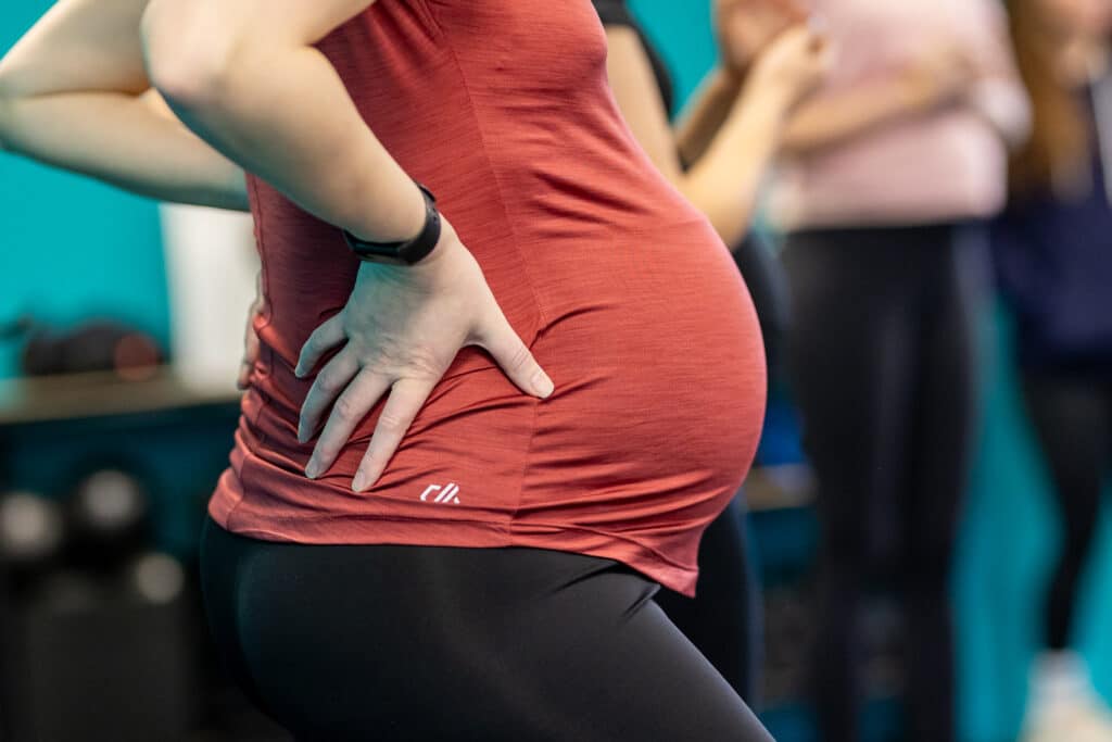 sporten zwanger last van bekken