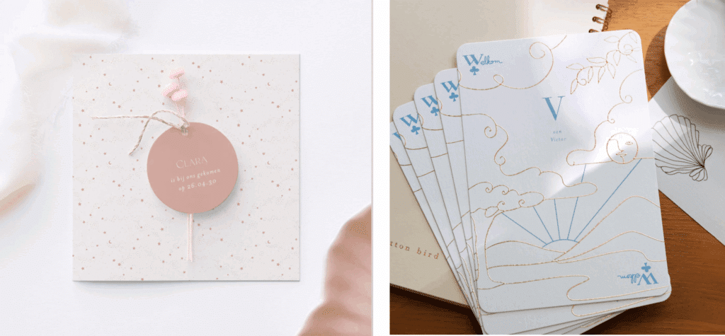 unieke geboortekaartjes