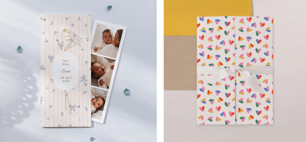 duurzame geboortekaartjes