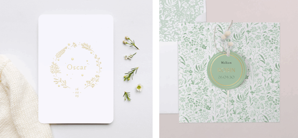 unieke geboortekaartjes