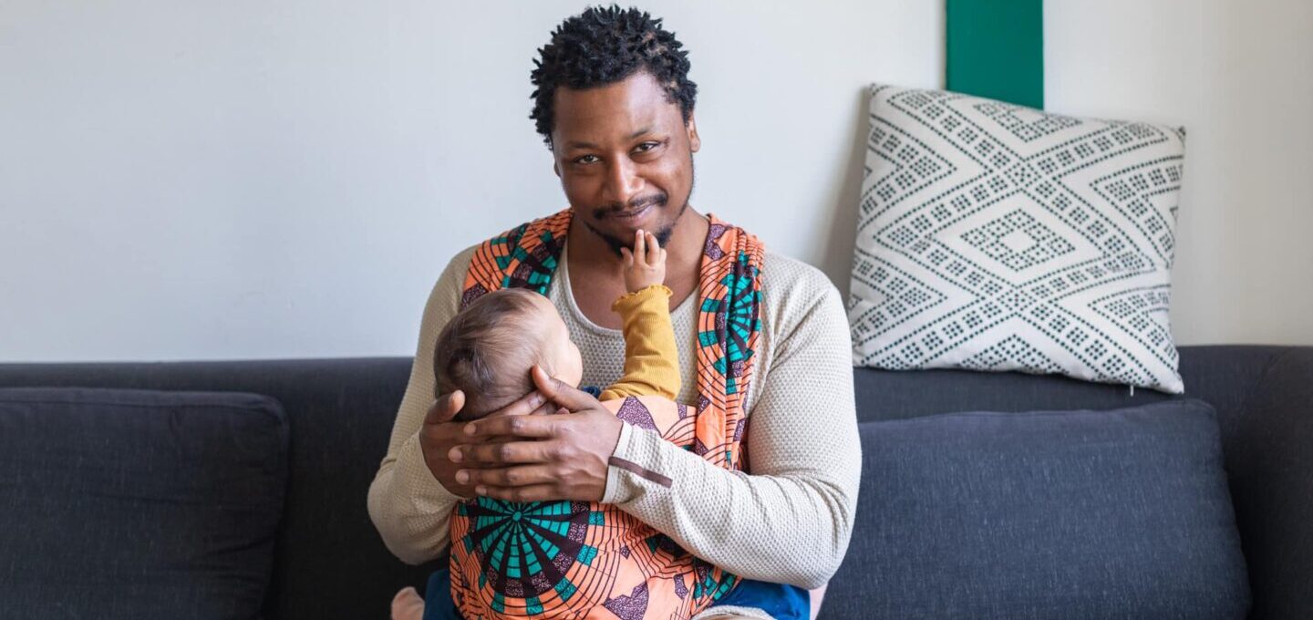 Romano Haynes met dochter